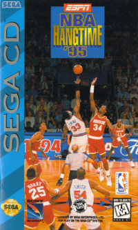 ESPN NBA Hang Time 95 Sega CD US box art